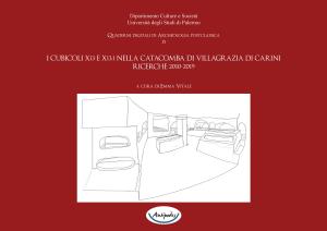 I cubicoli X13 e X13.1 nella catacomba di Villagrazia di Carini. Ricerche 2010-2019
