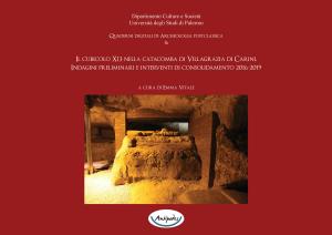 Il cubicolo X13 nella catacomba di Villagrazia di Carini. Indagini preliminari e interventi di consolidamento 2016-2019